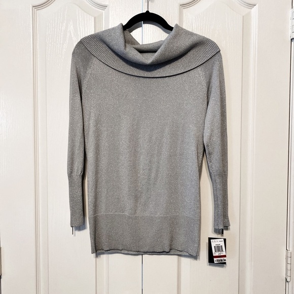 Thalia Sodi Sweaters - Thalia Sodi Shimmering Long Sleeve Wear 2 Ways size XS